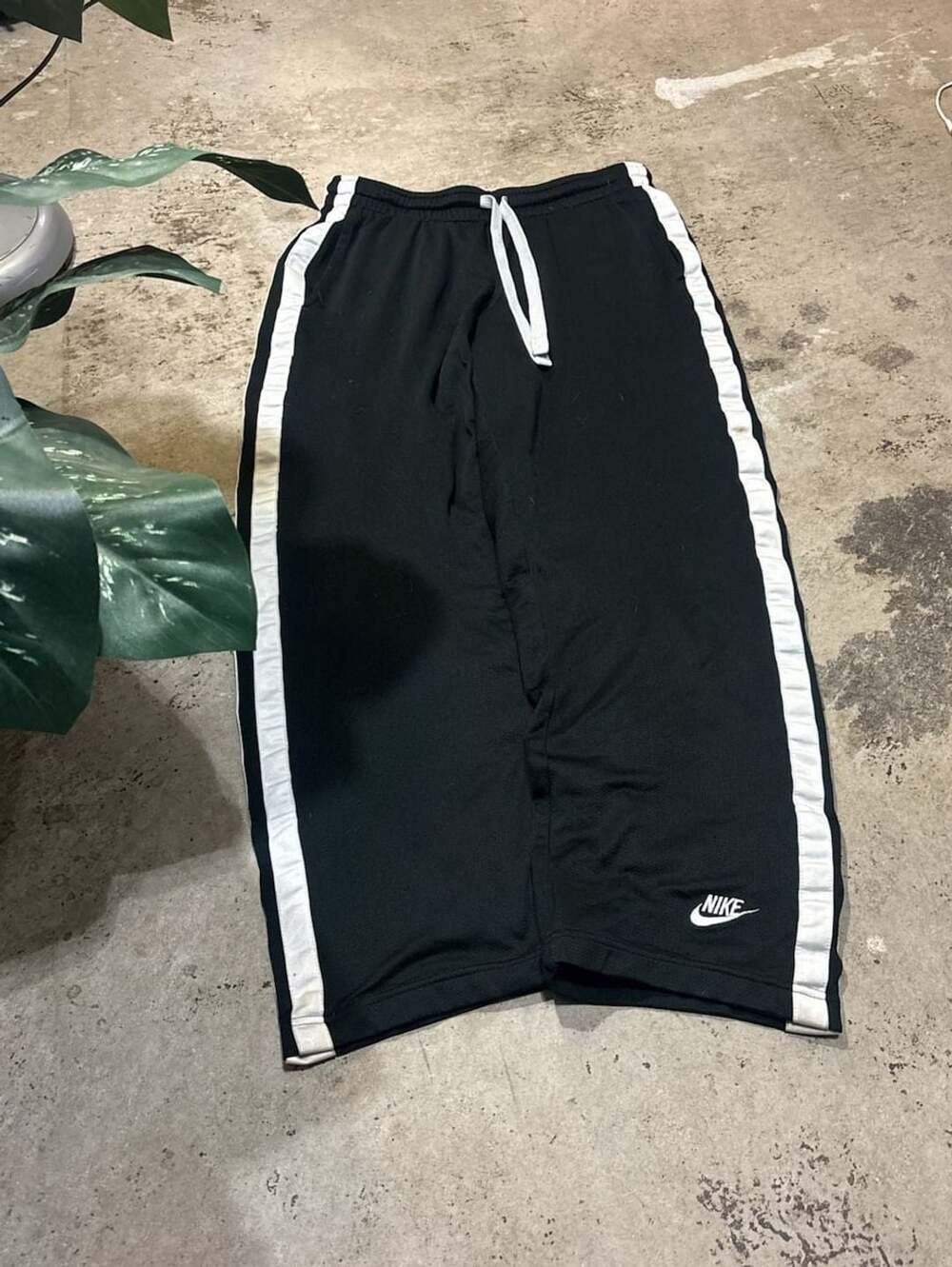 Nike Track Pants Size M Black Striped